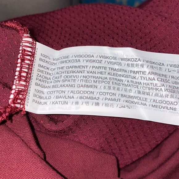 MNG Maroon Chema Shirt-S NWT - Picture 6 of 8